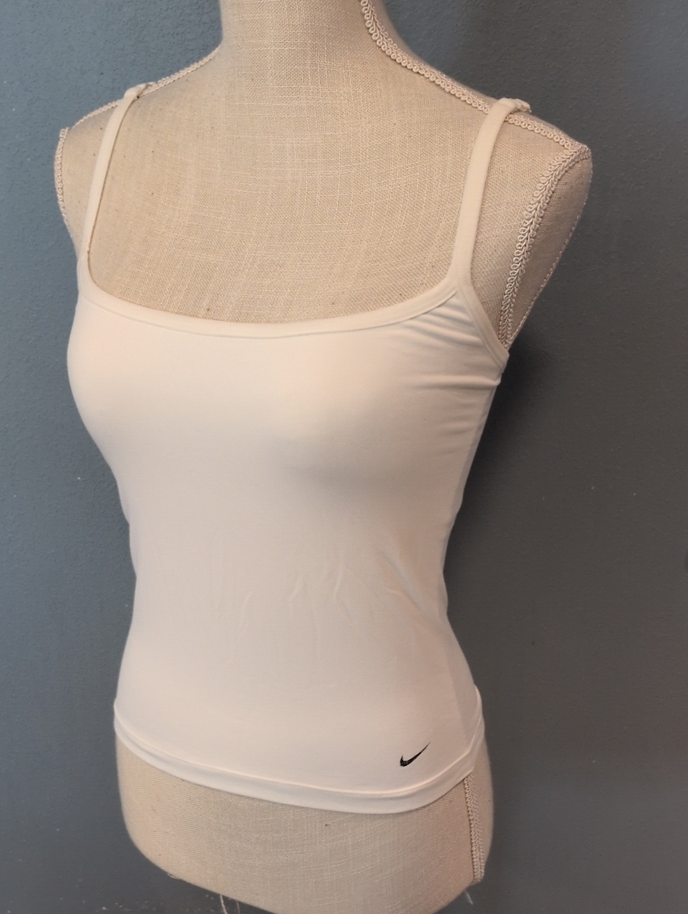Nike Dri Fit Seamless Built-in Bra Activewear Athletic Tank Top Gorpcore Sports